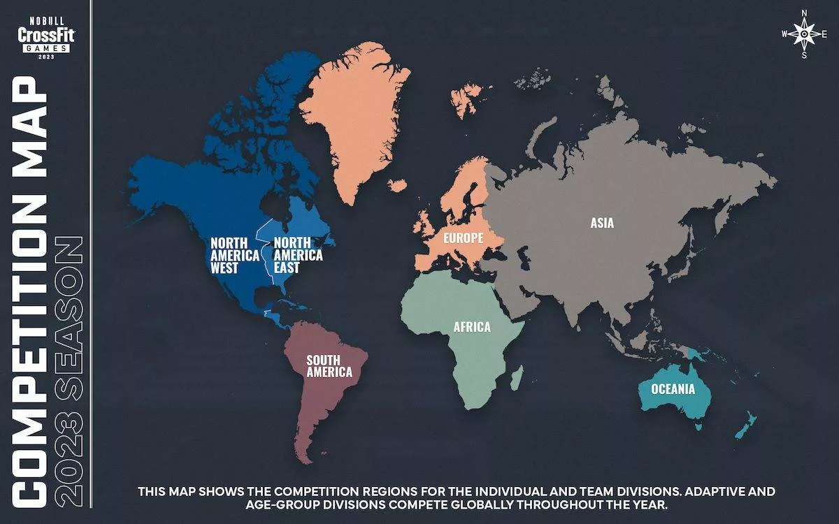 Temporada 2023 dos CrossFit Games: TIMES