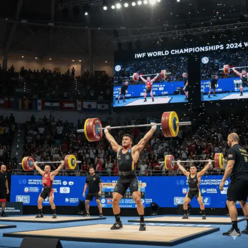 Duelo de Titãs: Guia do Masculino no Mundial de Halterofilismo 2025