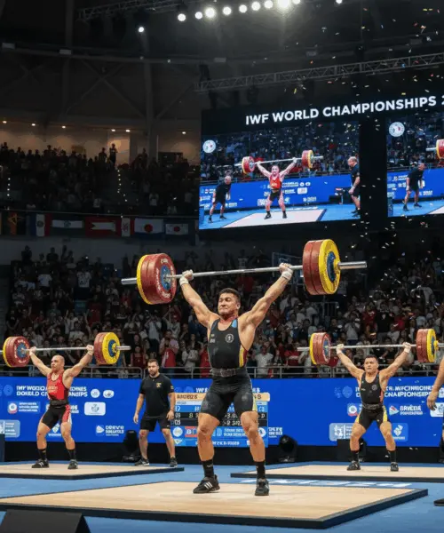 Duelo de Titãs: Guia do Masculino no Mundial de Halterofilismo 2025