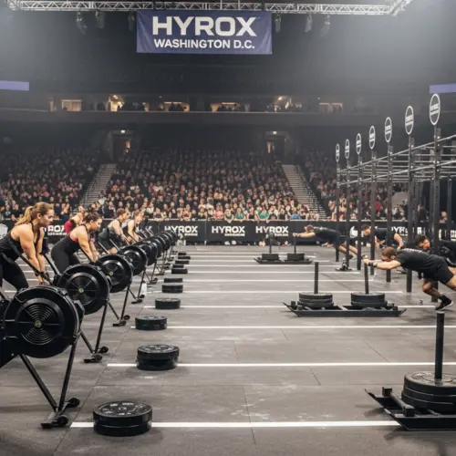 HYROX Washington D.C. 2026: Weeks e Learn Vencem; Vagas para Mundial Definidas