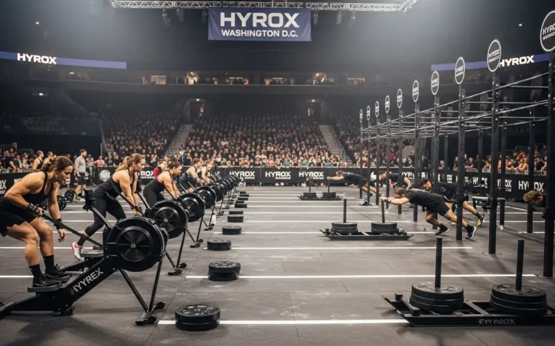 HYROX Washington D.C. 2026: Weeks e Learn Vencem; Vagas para Mundial Definidas