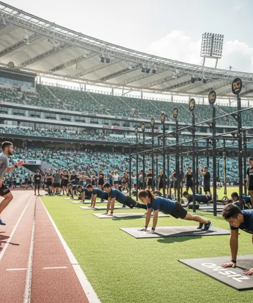 Hyrox Singapura: Tanguy Cruz e Tanja Stroschneider dominam a elite em evento acirrado